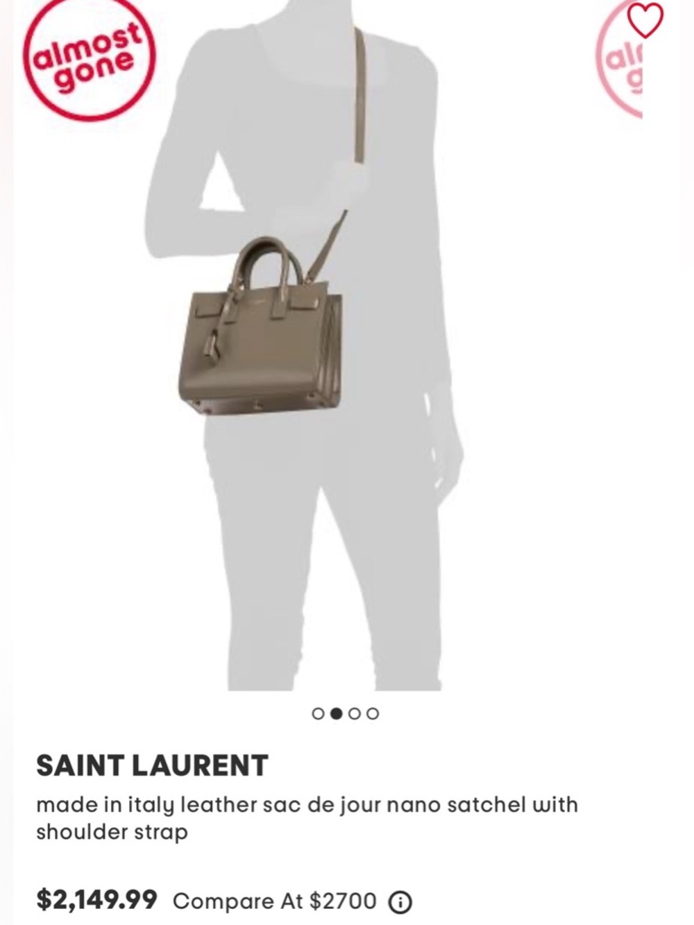 Zara city bag, olive green - Picture 12 of 13